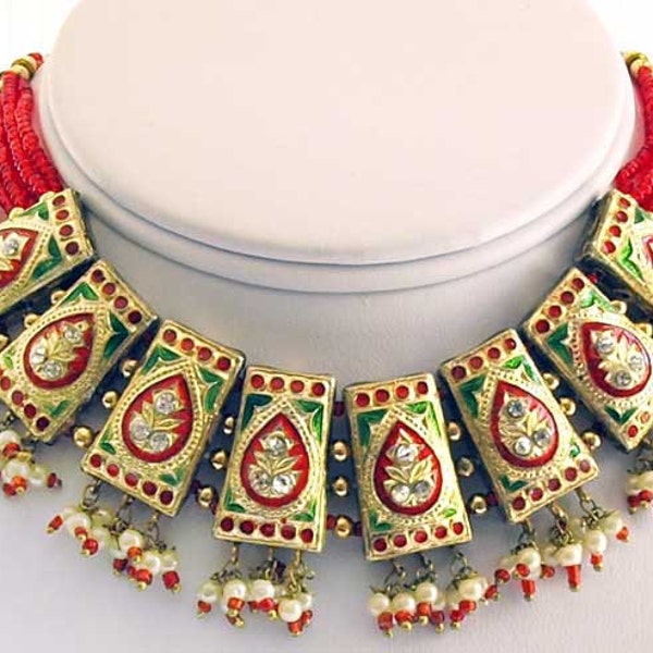 Christmas Jewelry. Lakh, Necklace. Global Style