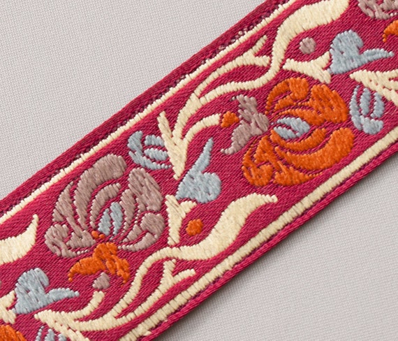 Jacquard Ribbon Trim Historic Arts & Crafts Style Jacquard Ribbon Trim Historic Arts & Crafts Style