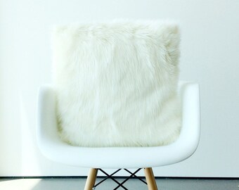 small white fluffy pillow