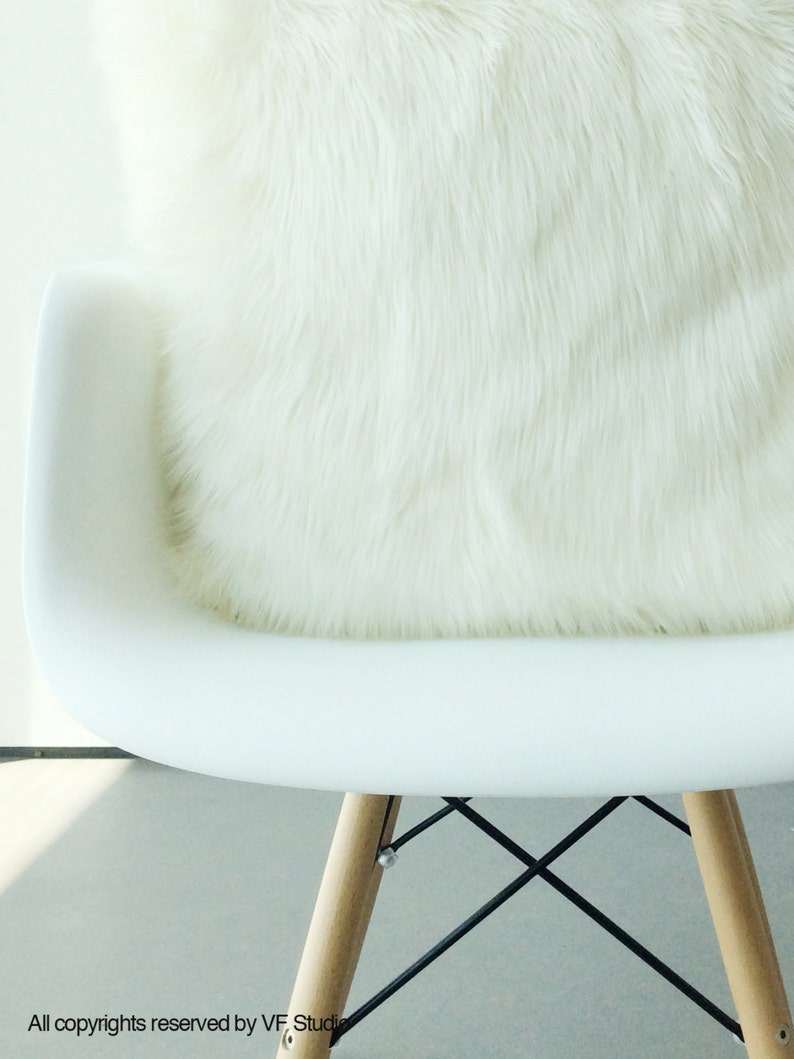 Ivory fur pillow covers 24 X 24 decorative Ivory fur white Etsy