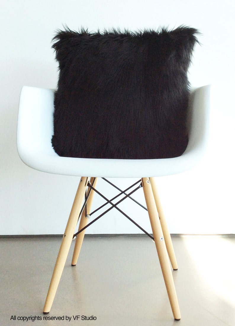 Ivory fur pillow covers 24 X 24 decorative Ivory fur white Etsy