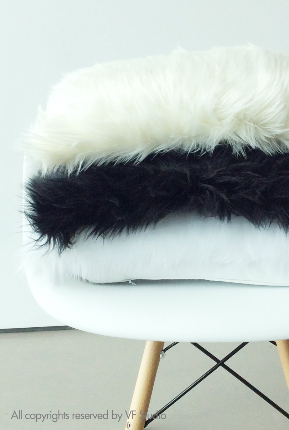 White Fur Throw Blanket Soft Luxurious Fur Fleece Lining Etsy