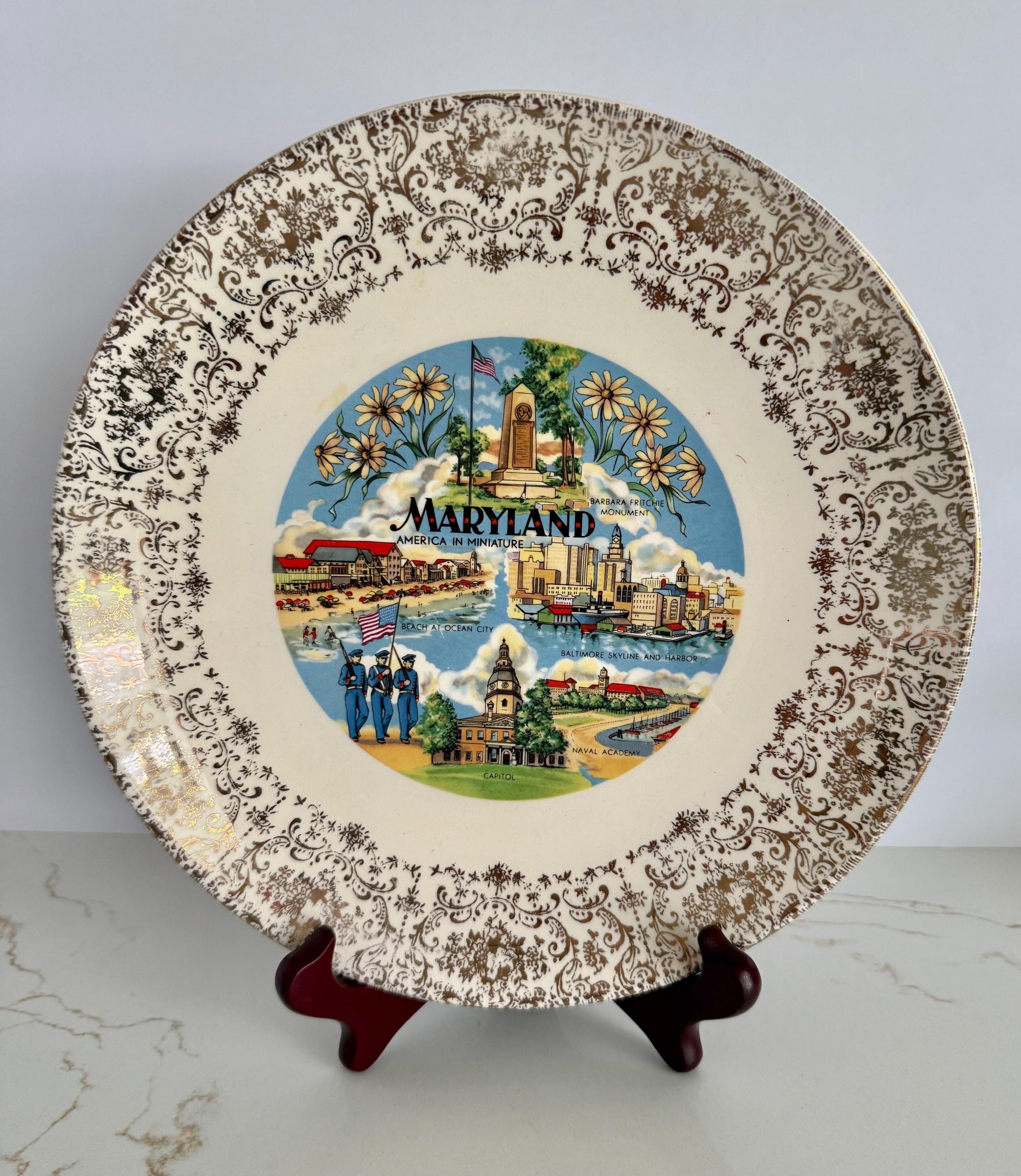 Baltimore Souvenir Plate - Etsy