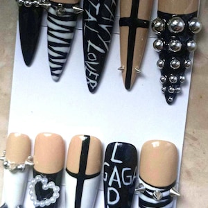 Lady Gaga Press on Nails - Etsy