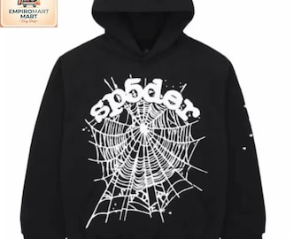 Sp5der Kapuzenpullover || Spinnennetz Grafik|| Y2K Streetwear