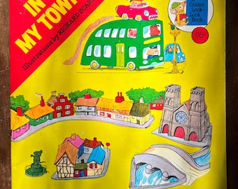 En mi ciudad de Richard Scarry, impreso en 1976, libro infantil clásico del renombrado ilustrador.