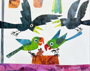 Eric Carle 1, 2, 3 Al zoológico, un libro para contar, edición vintage de 1982, ilustración infantil