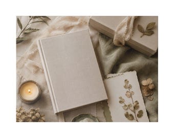 Washed Linen Memory Keeper Canvas Wall Art | Floral Gift | Wildflower Canvas Print