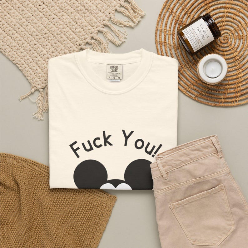 Middle Finger Cartoon Mickey Mouse I'm Here for Snacks T-shirt image 2