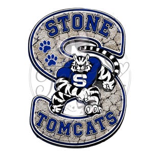 Stone County Tomcats PNG Design | School Spirit (Digital Download)