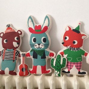 Set of 3 Retro DIY Animal T Towel Toys Sewing Kit Toy Make Your Own Toy Retro Toys Quirky T Towels Etsy UK