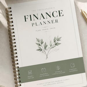 Freelance Budget & Tax Bundle Printable, Irregular Income Money Kit, Self Employed Budget Workbook + Quarterly Tax Planner PDF