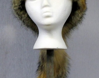 Grey Fox Davy Crockett Hat
