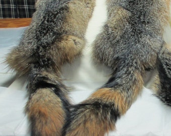 Fur Scarf with Tails