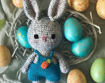 Crochet bunny toy,stuffed cotton toy,Easter gift for kids, Easter gift for baby,baby shower gift,nursery room decoration,new mom gift
