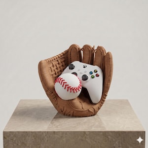 3D-geprinte houder voor honkbalhandschoen: accessoire voor gamingconfiguratie, PLA-materiaal