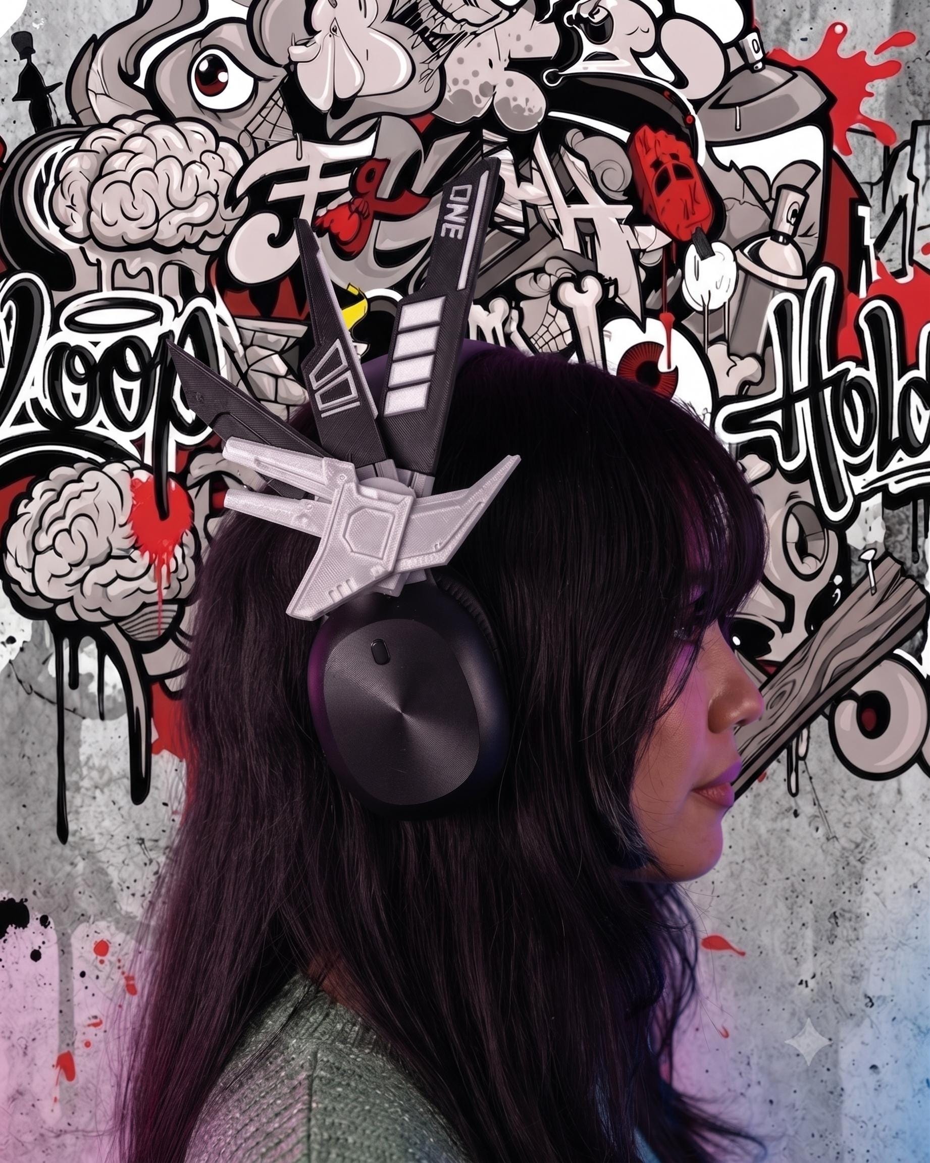 Cyber punk headphone - Etsy 日本