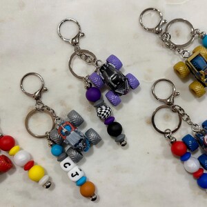 Mini Marvel Monster Jam Handmade Keychains- Personalize Today!