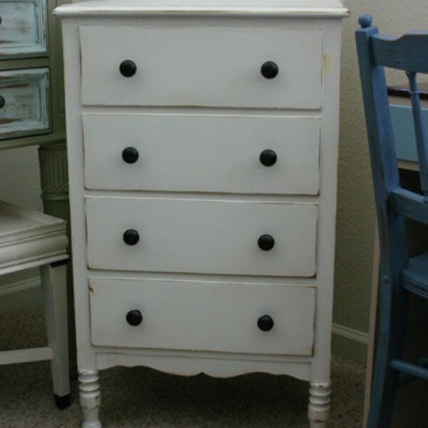 Small 4 Drawer Dresser - DURING & AFTER