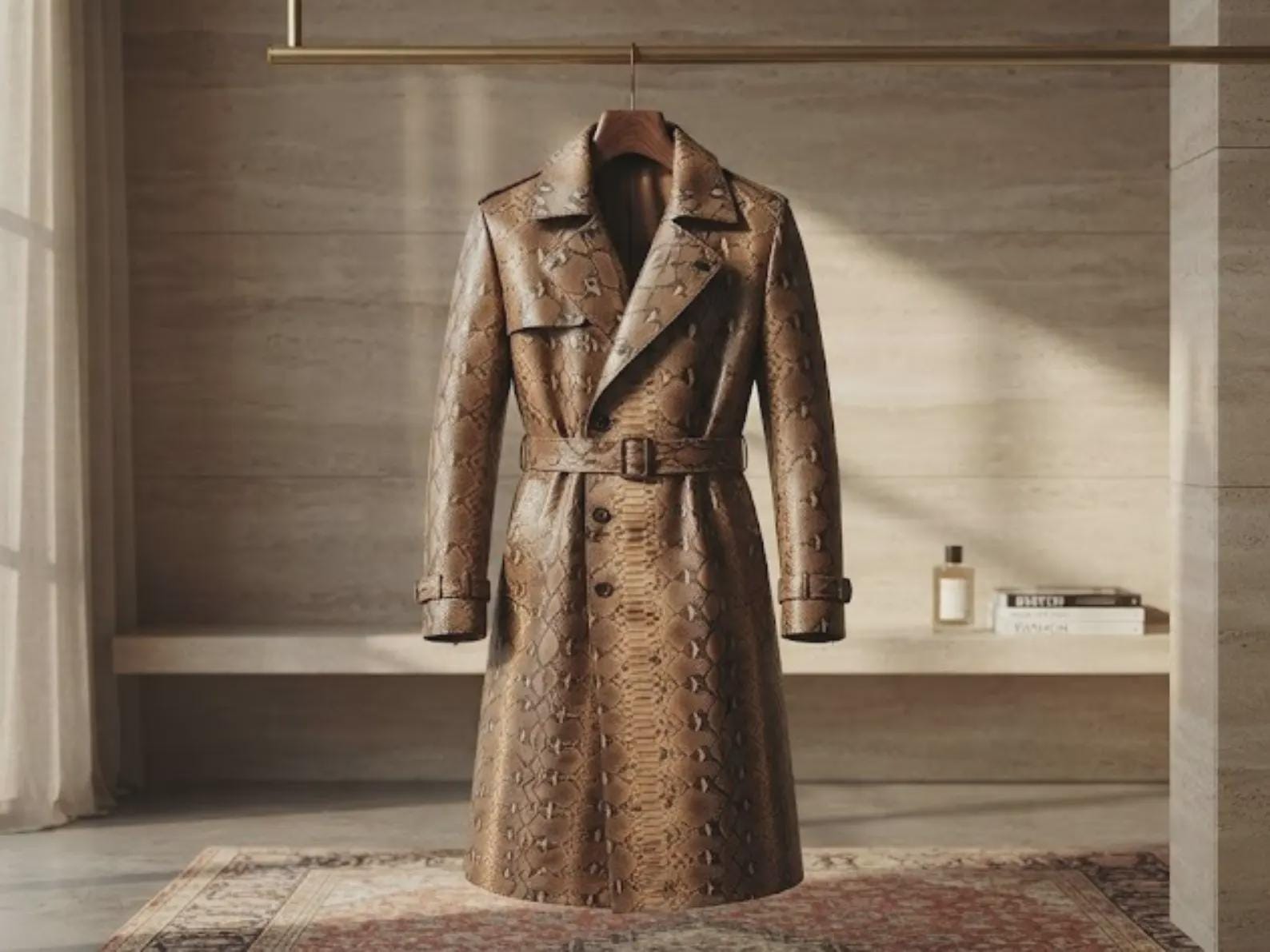 Python Trench Coat - Etsy