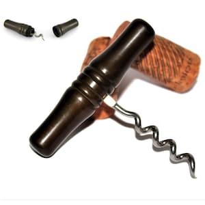 Rare 1851 Nelson Goodyear Patent India Rubber Roundlet Corkscrew - Antique Barware Collectible