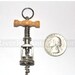 1800s Victorian Era Miniature Hercules Style Perfume Bottle Corkscrew