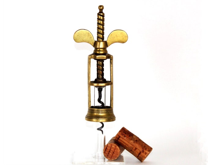 English Farrow & Jackson Style Corkscrew, Wine Bottle Opener