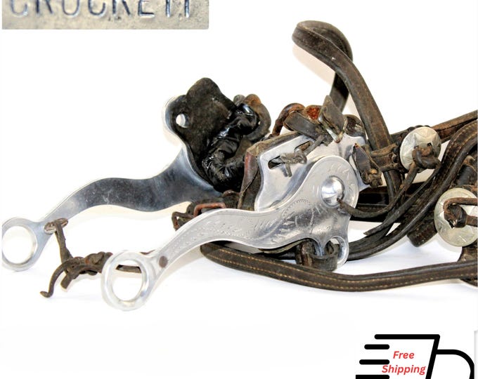 Oscar Crockett Horse Bit, Western Memorabilia