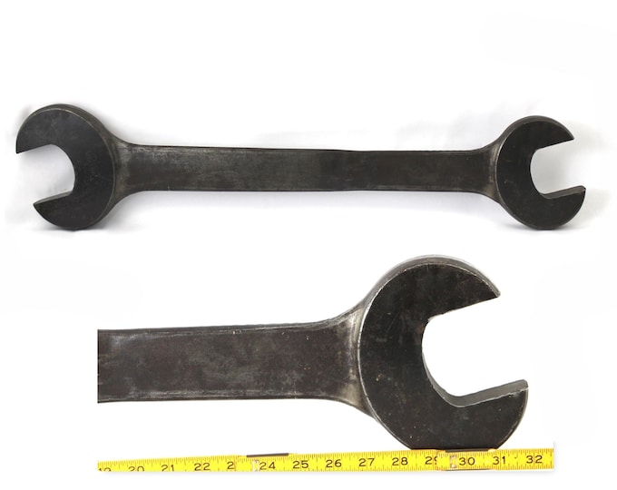 Huge, Williams 55A Open End Wrench, 32 inches long, weighs 25-pounds