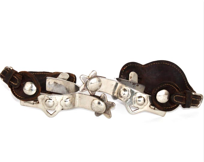 1940s Crockett Western Spurs, Real Cowboy Spurs