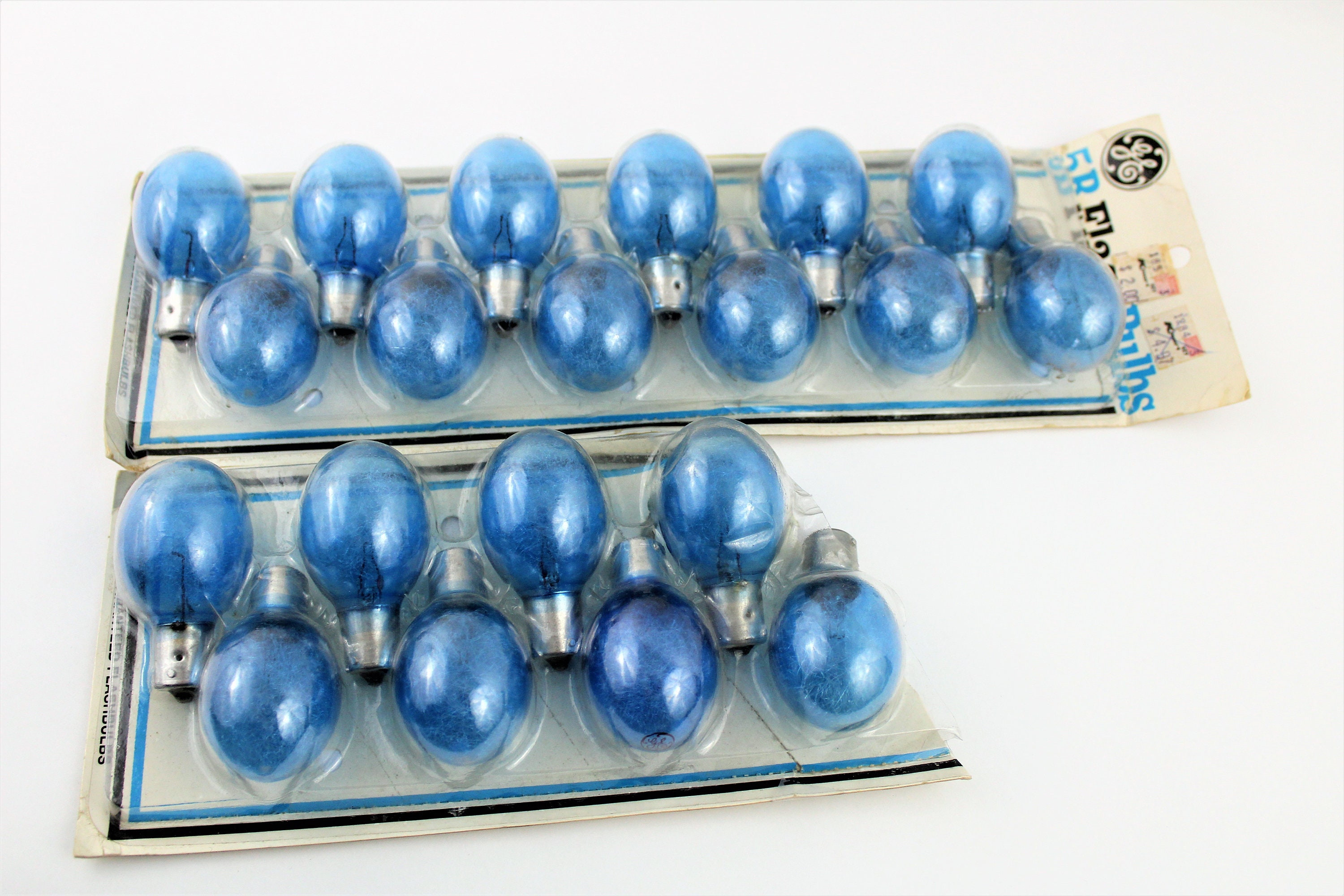 20 Vintage 1970 General Electric 5B Flash Bulbs, 20 Bulbs, GE 5B