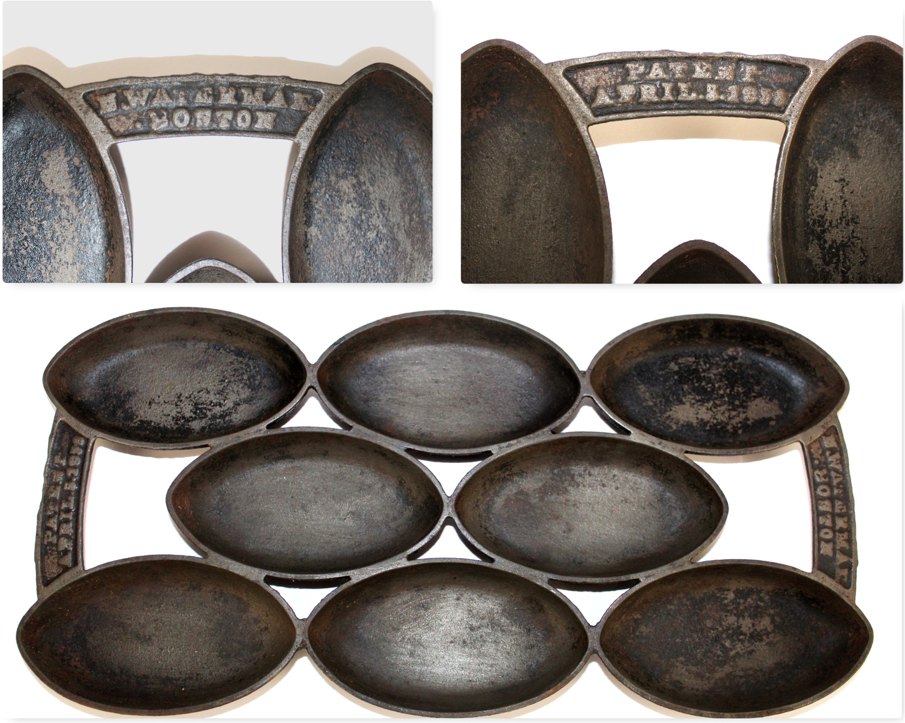Sold at Auction: Made in USA Popover Pan & 3 Mini Cast Iron Pots