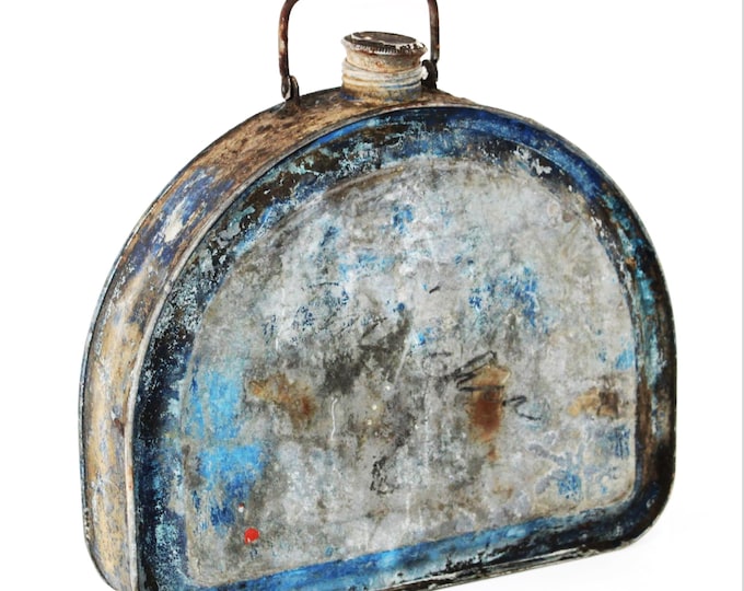 Antique 1920s Model T Ford Running Board Oil Can - Antique Automobile Accessory Collectible