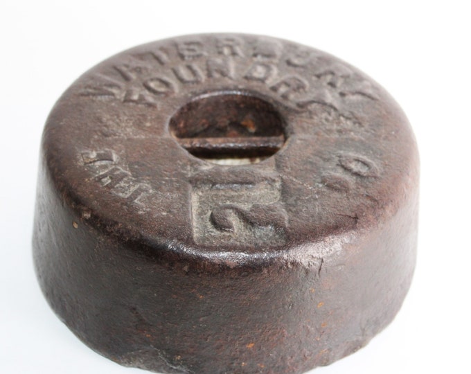 Antique 19th Century Horse Tether Weight, Hitching Post Weight, Western Americana