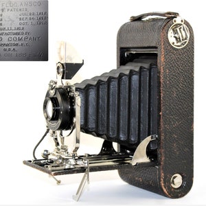 Antique 1912 Ansco Folding Camera, Photography Gift