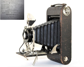 Antique 1912 Ansco Folding Camera, Photography Gift