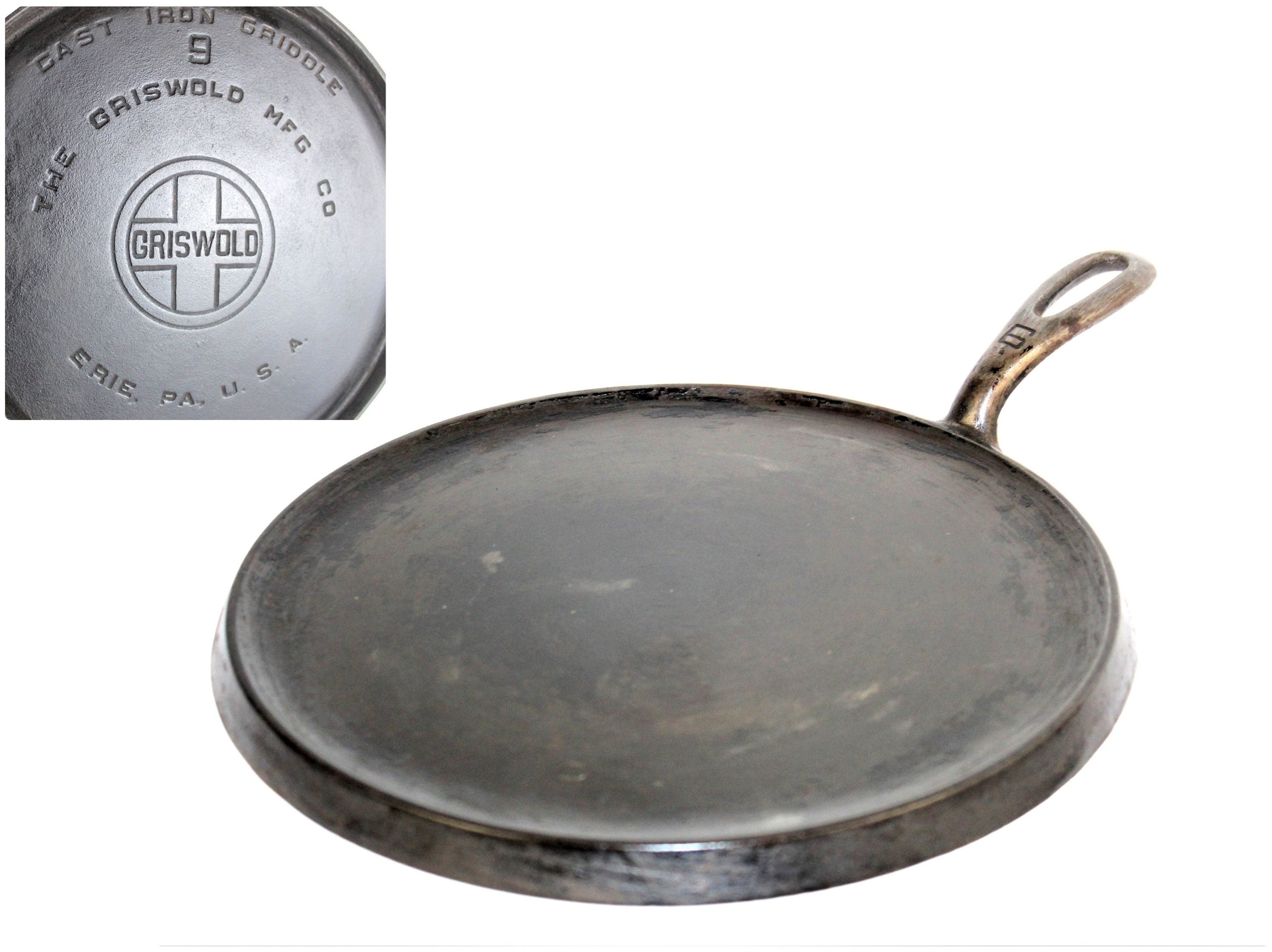 9 Griswold Set- Skillet and Lid (SOLD)