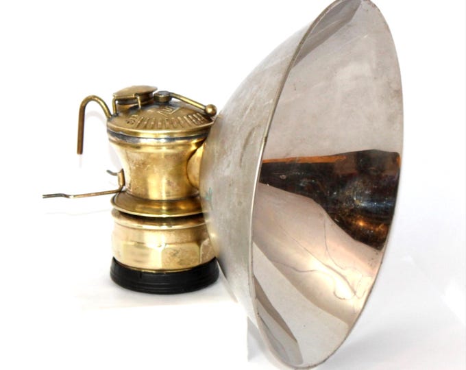 Auto Lite Carbide Miners Lantern, Mining Artifact
