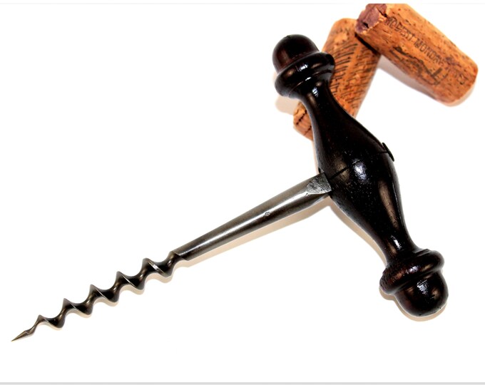 Antique Corkscrew, Murphy's Straight Pull Corkscrew, Wine Bottle Opener