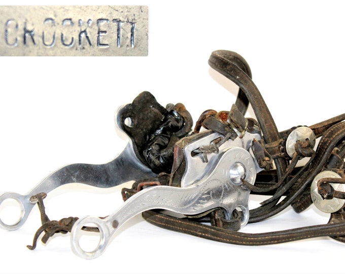 Oscar Crockett Horse Bit, Western Memorabilia