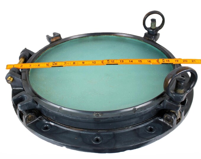 Authentic Naval Ship Porthole Window No. 16 - Maritime Decor for Nautical Enthusiasts