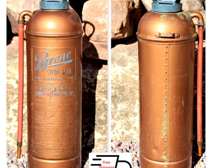Antique Pyrene Soda-Acid Fire Extinguisher