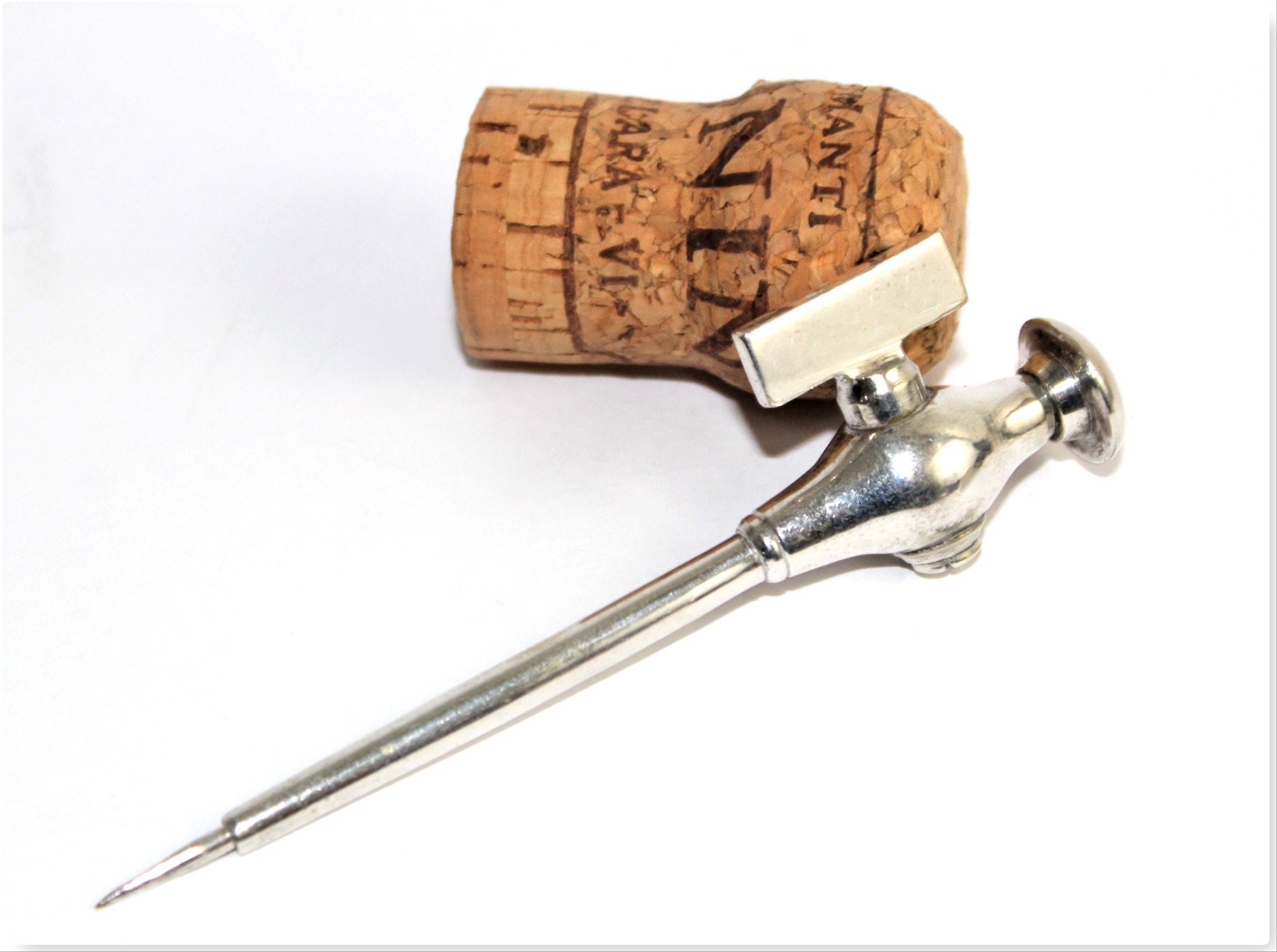Antique Barware, Trocar Champagne Tap, Champagne Tool