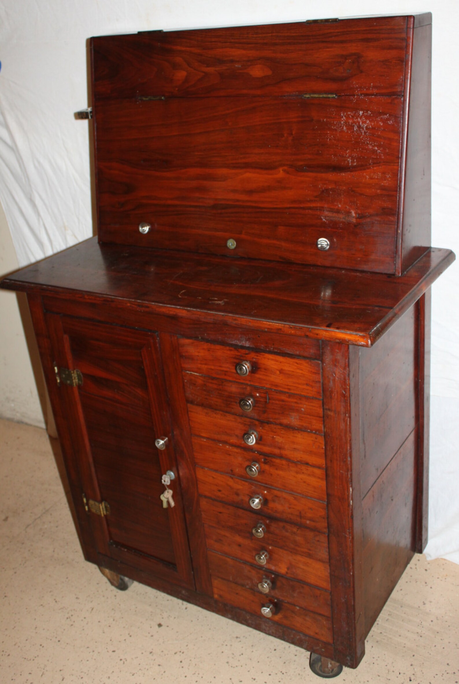 Antique Jewelers Watchmakers Cabinet Workstation Workbench Etsy