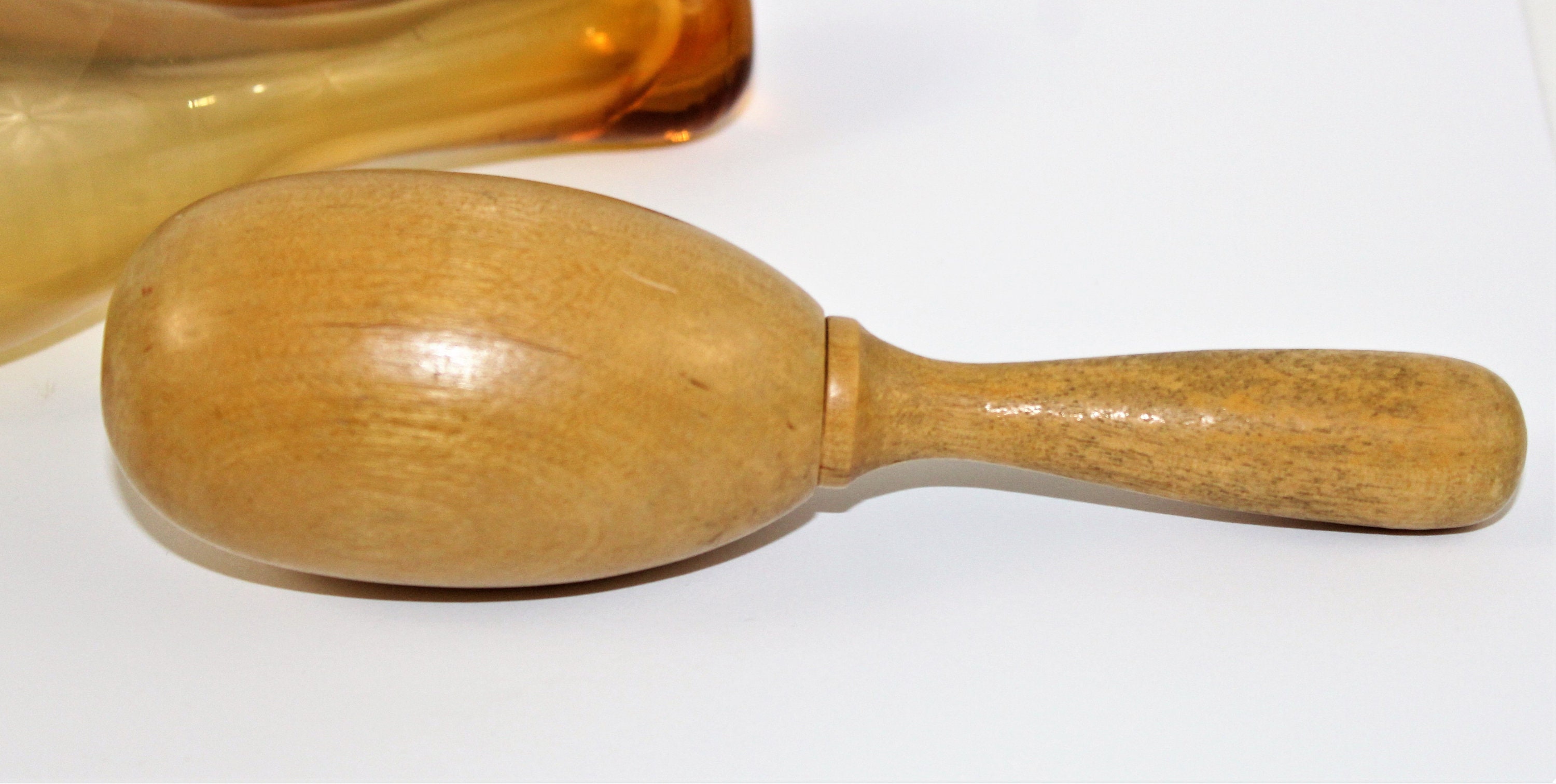 Vintage Sock Darning Eggs Collection, Glass Darning Egg