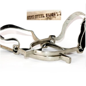 Antique August Buermann Spurs, Star Steel Silver, U.S. Cavalry Spurs