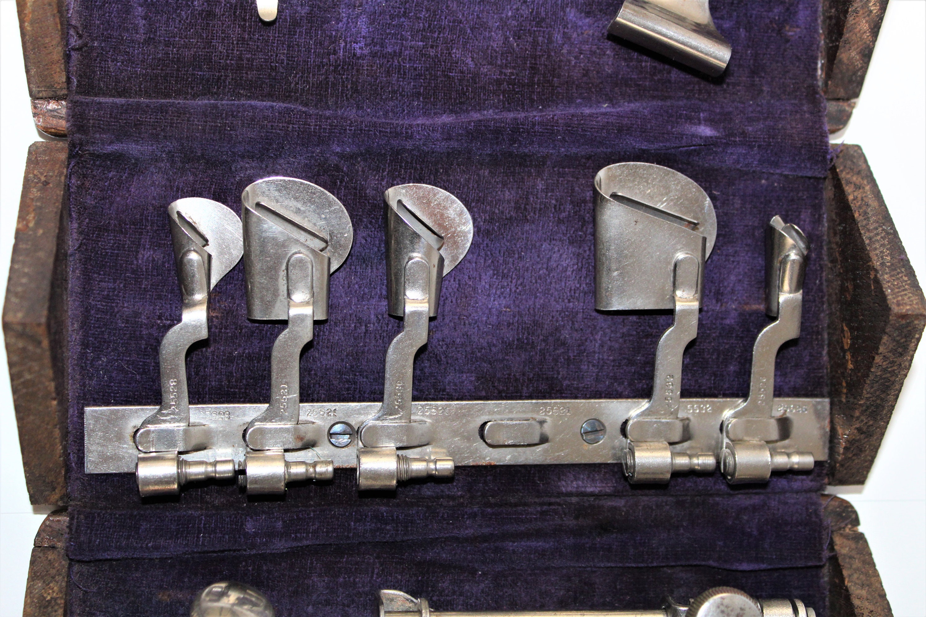 Singer Puzzle Box with Treadle Sewing Machine Attachments