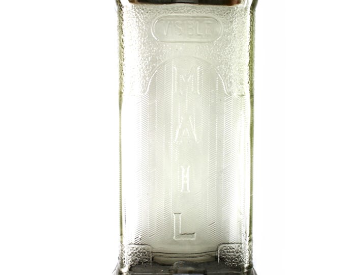 Antique Visible Glass Mailbox by George Collins