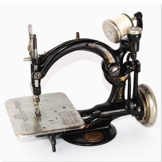 その他 Antique Sewing Machine Wilcox & Gibbs Antique 1903, Willcox and Gibbs Sewing Machine, Treadle Foot Pump