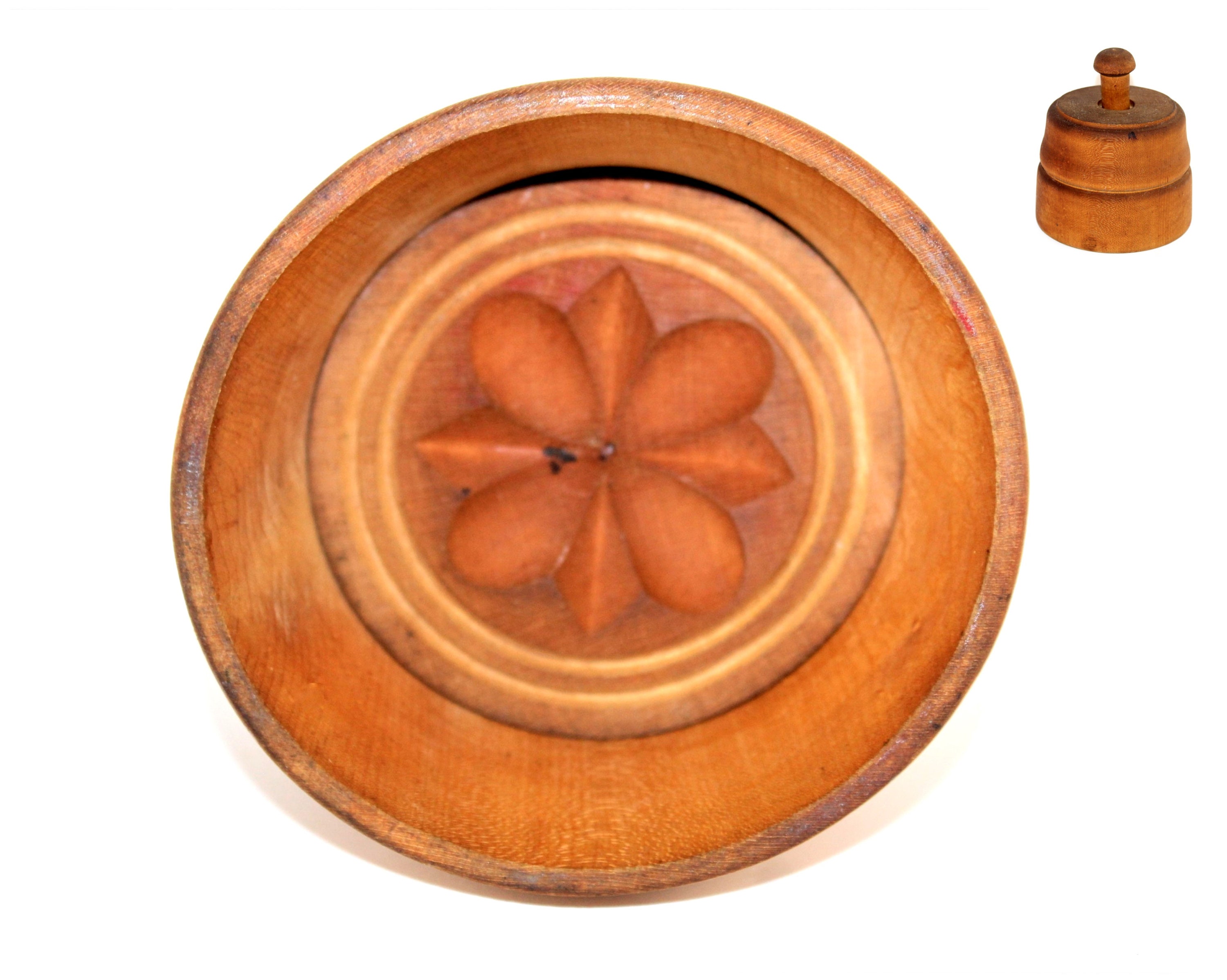 Wood Butter Mold - Flower